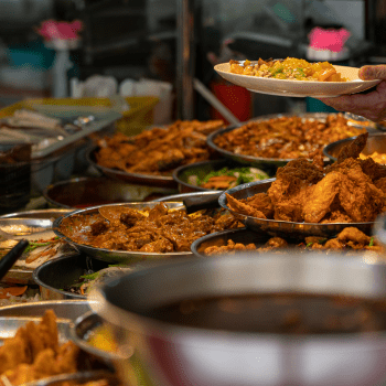 Food at a hawker center