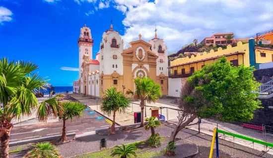 Candelaria, Tenerife, Canary Islands, Spain: Overview of the Basilica of Our Lady of Candelaria