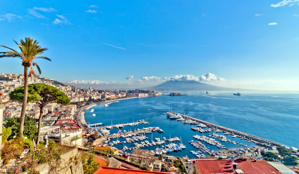 Looking over Naples Bay