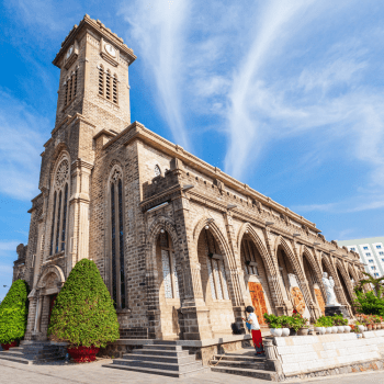 Side view of Nha Trang Cathedral