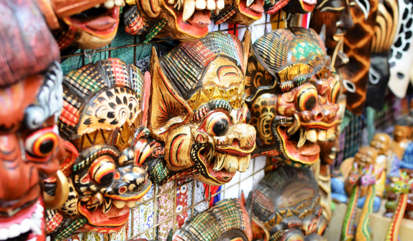 Ubud market stall